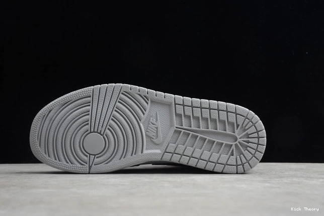 Kick Theory Mid Jordan Grey AIR Light Smoke 1 554724-092 0717